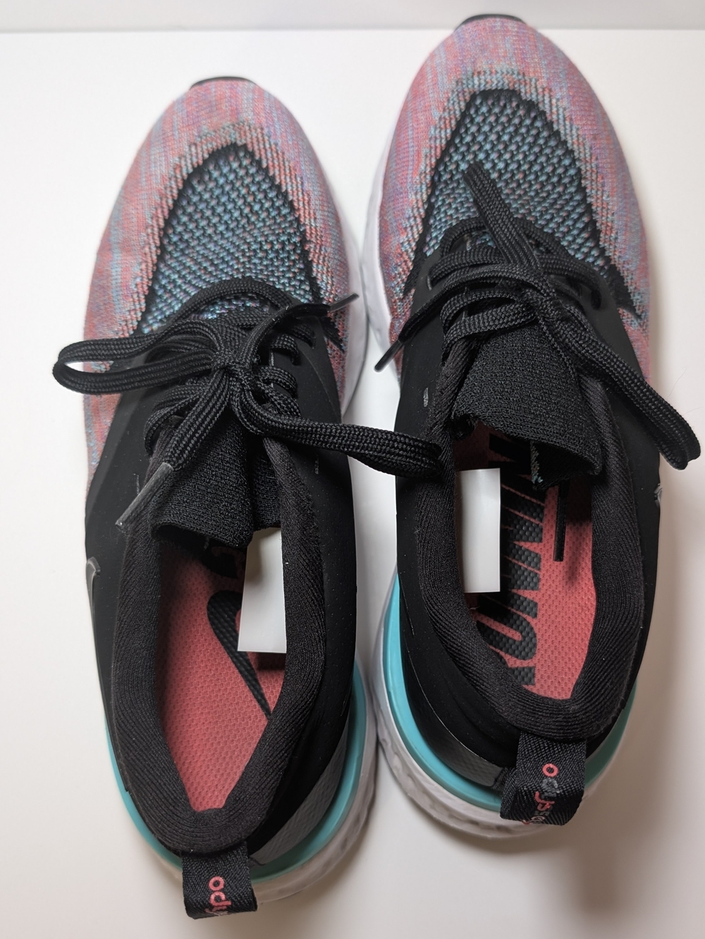 Nike Women's Odyssey React 2 Flyknit MulNike Women's Black & Multi Running Shoes - Picture 5 of 7